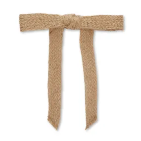 RAFFIA BARDOT BOW BARRETTE