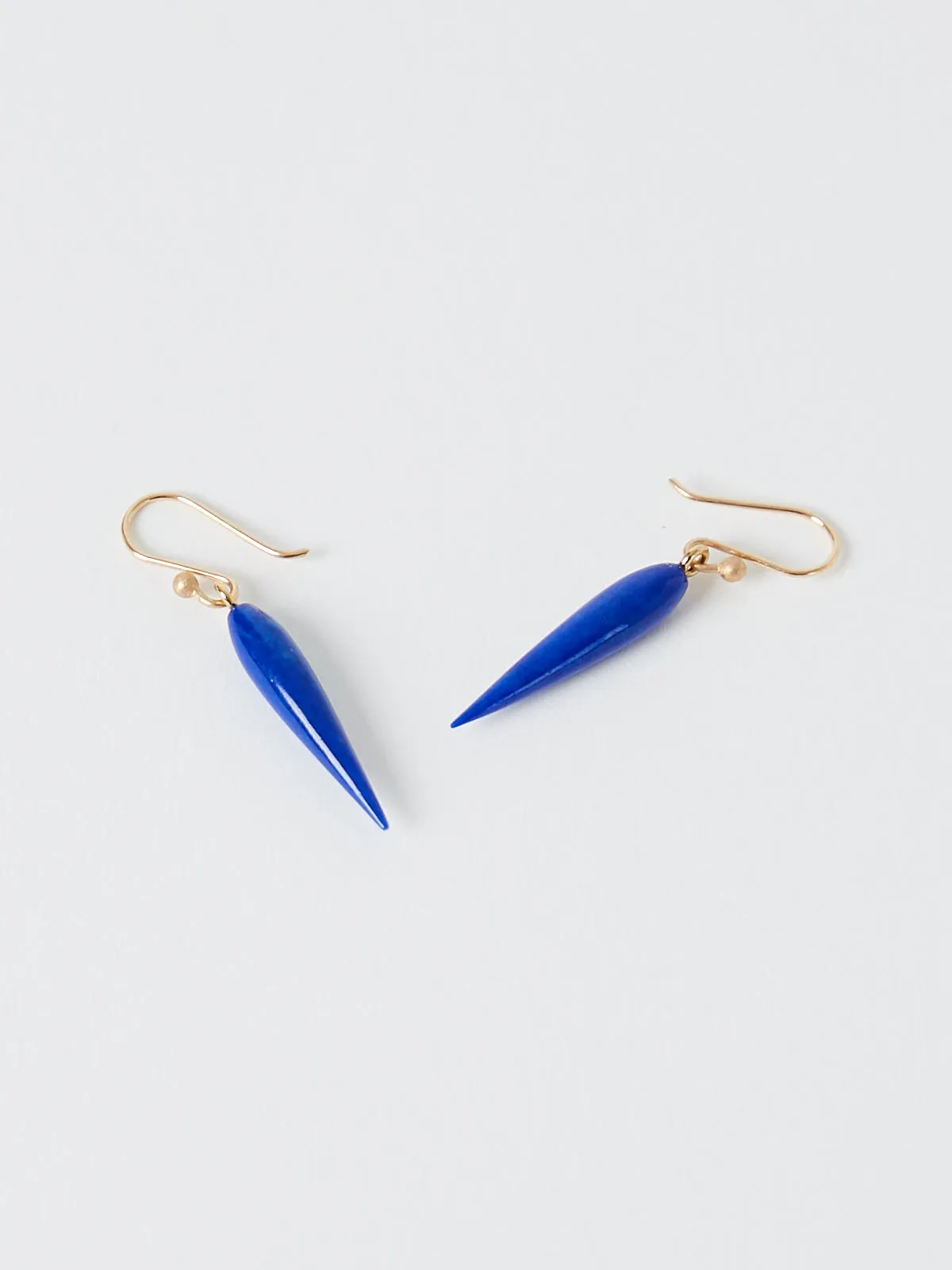 Rice Earrings in Lapis