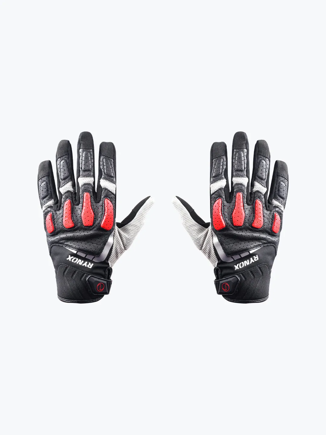 Rynox Ridge Pro Offroad Gloves Black Red