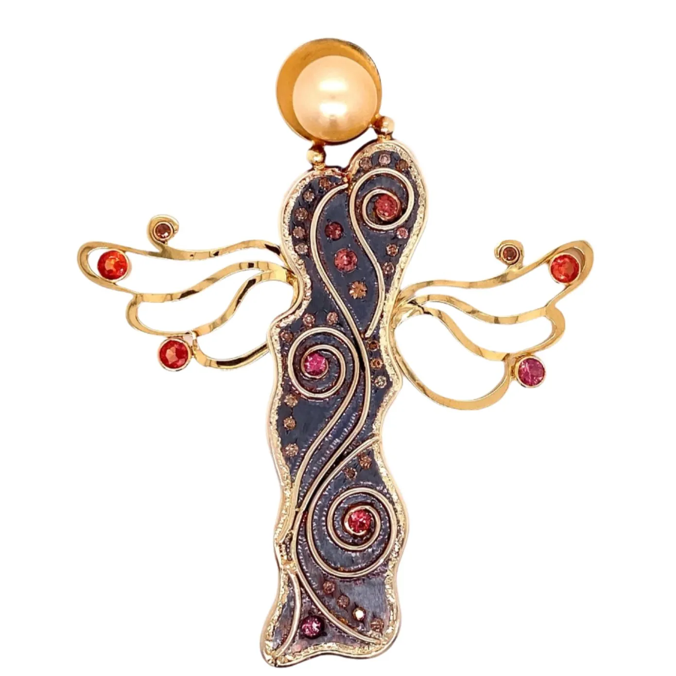 Sandra Modullyn Angel Brooch