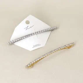 Skinny Pave Hair Barrette