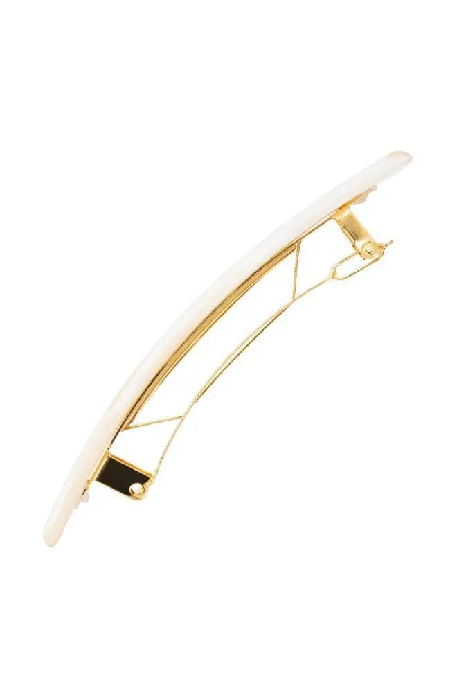 Small Luxury Rectangle Barrette - Classic