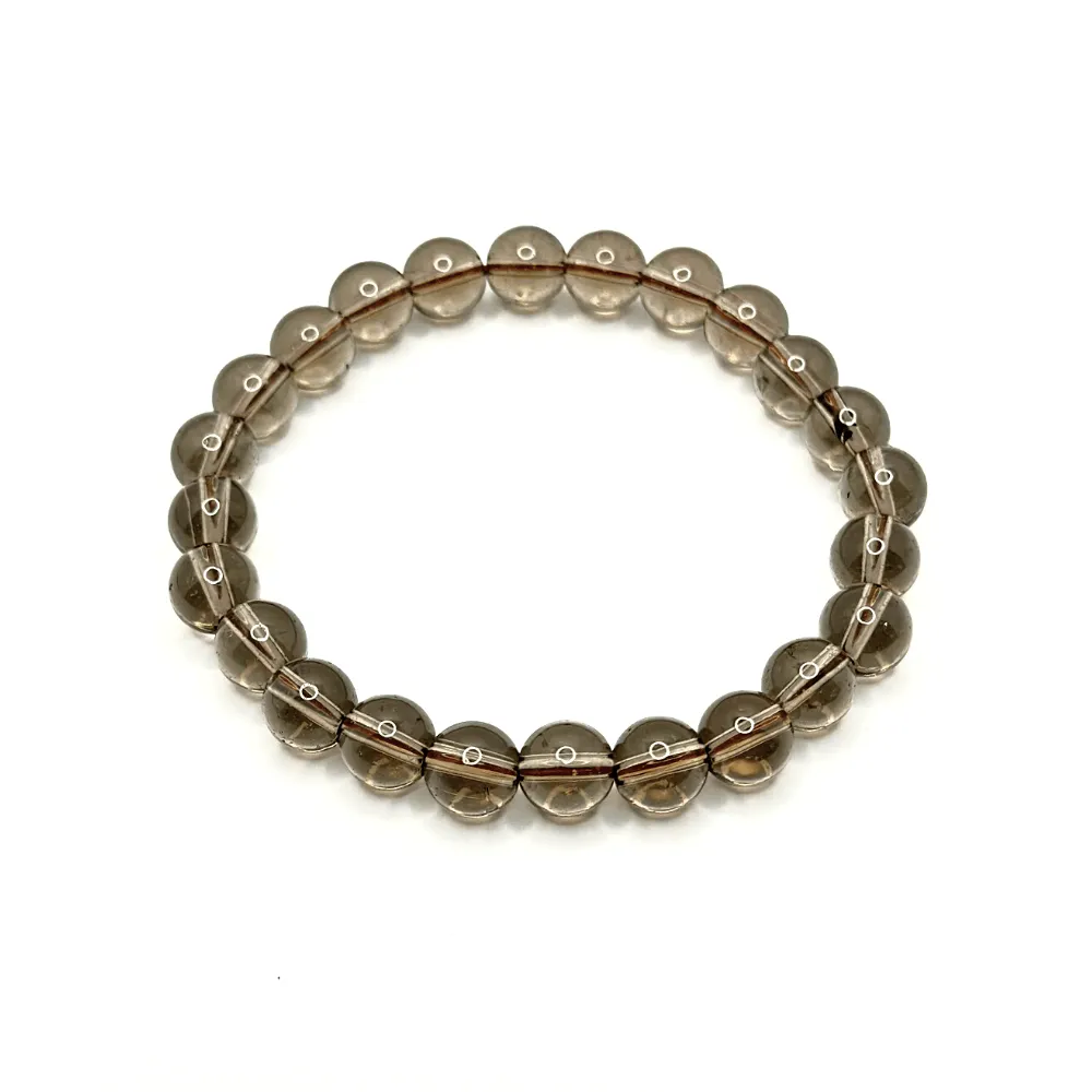 Smoky Quartz Crystal Bracelet - Grounding | Concentration | Communication