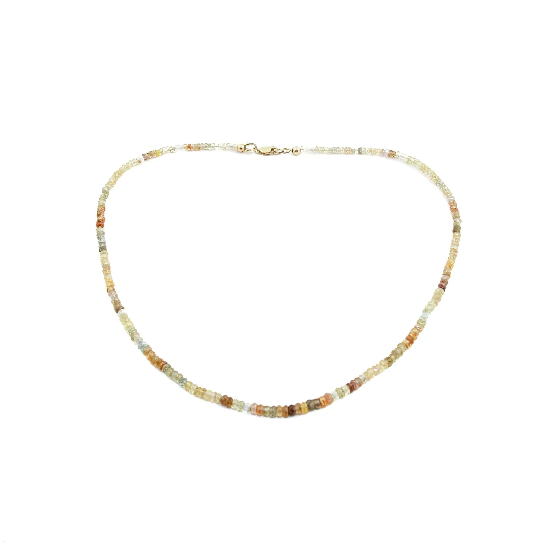 Solstice Gradient Zircon Beaded Necklace