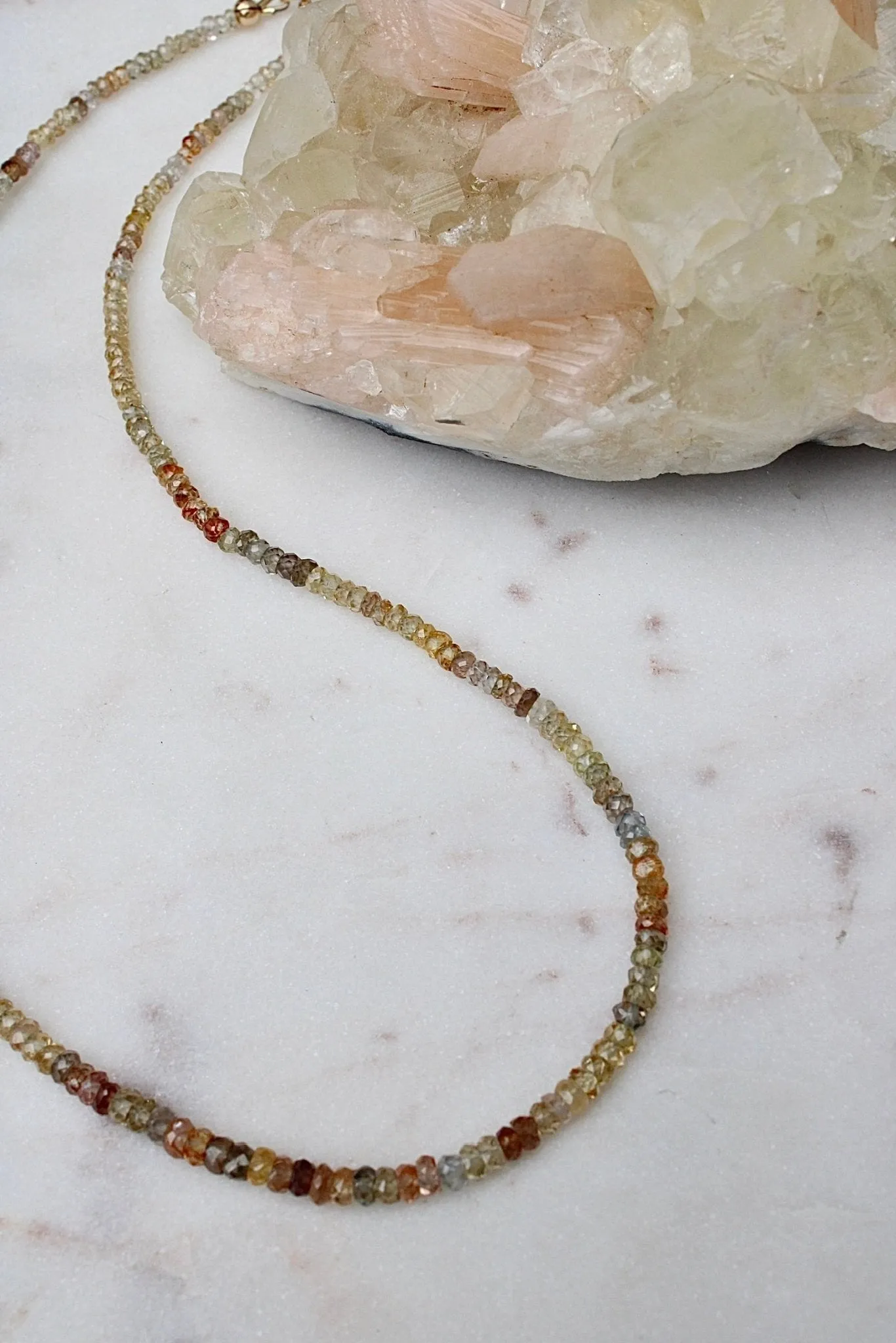 Solstice Gradient Zircon Beaded Necklace