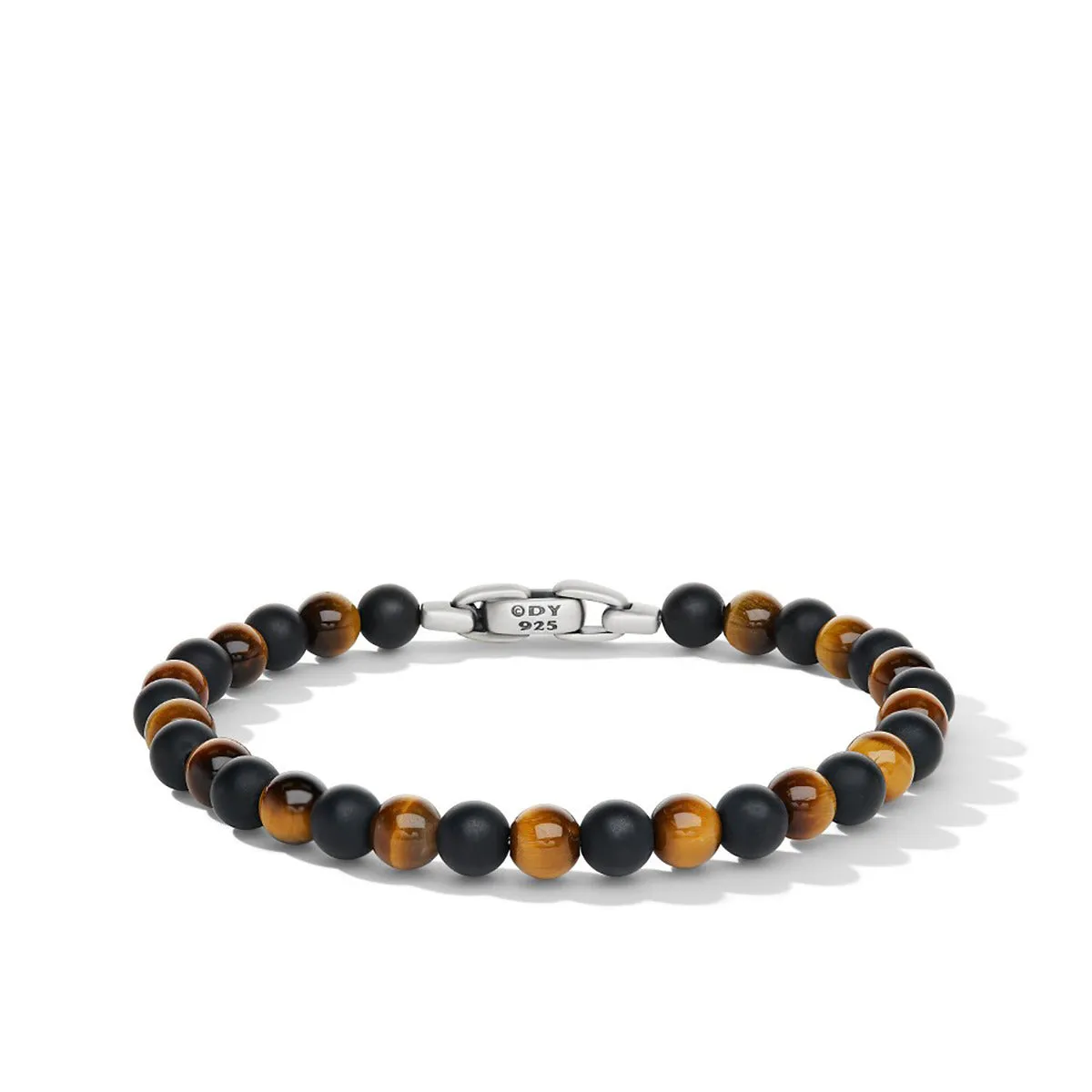 Spiritual Beads Alternating Bracelet with Black Onyx and Tiger's Eye