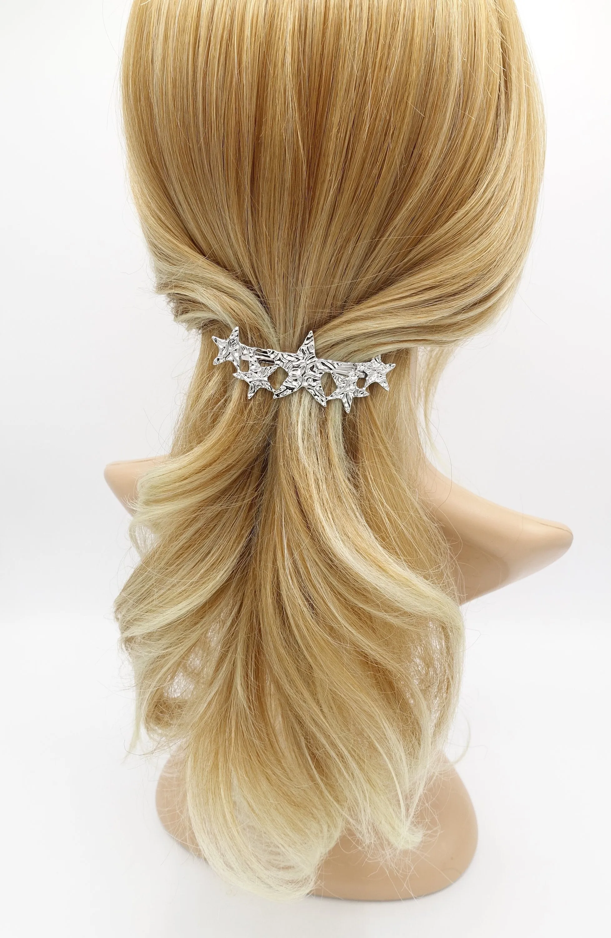 star hair barrette metal hair accessory for women