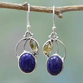 Starry Beauties Lapis Lazuli Dangle Earrings