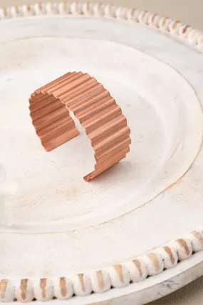 Studio Coppre Corrugate Copper Cuff