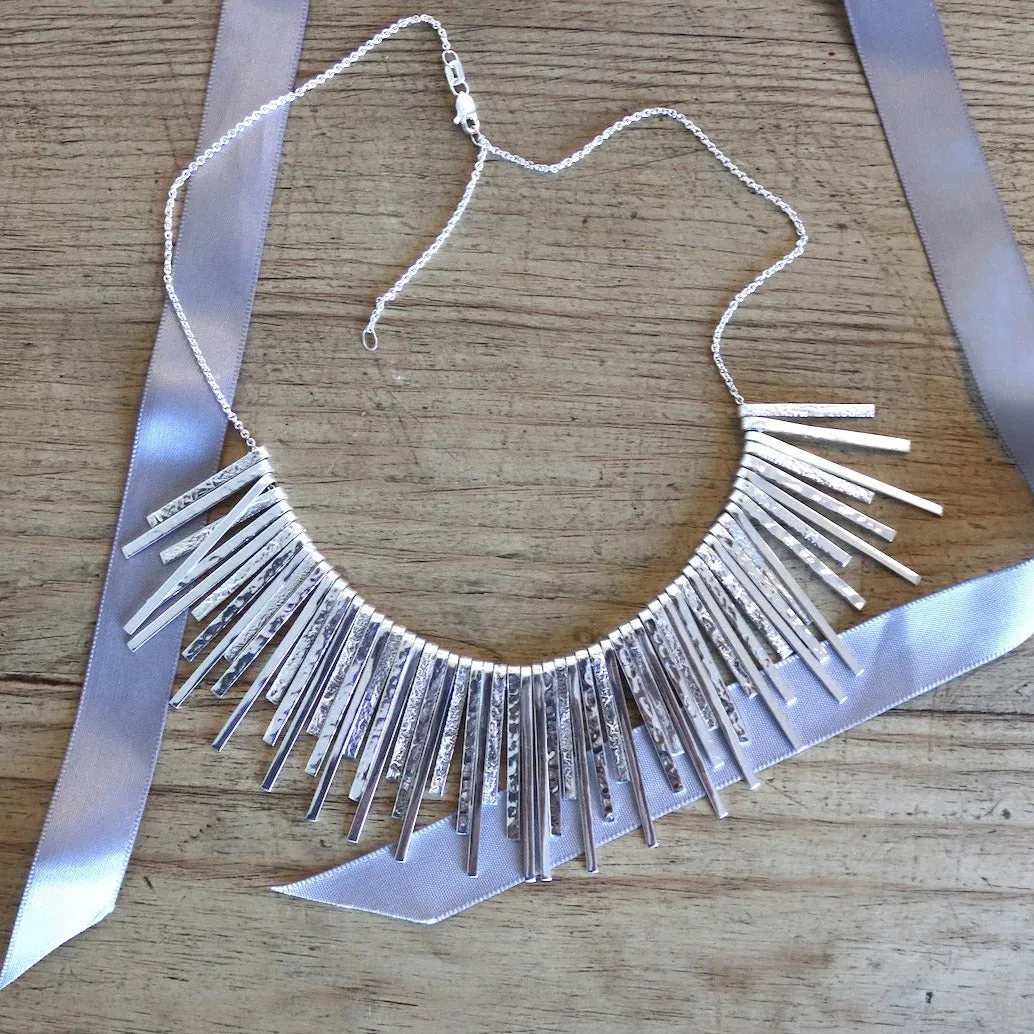 Sun Rays Statement Necklace