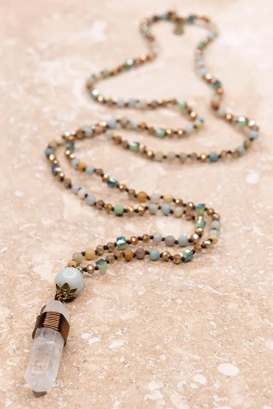 SURI PENDANT NECKLACE (AMAZONITE)