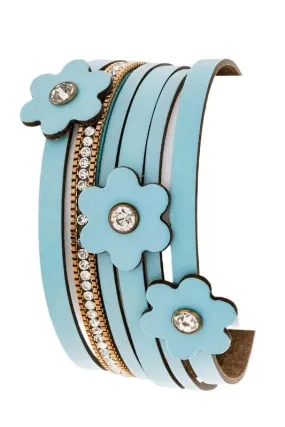 TEEK - Flower Cutout Magnetic Cuff