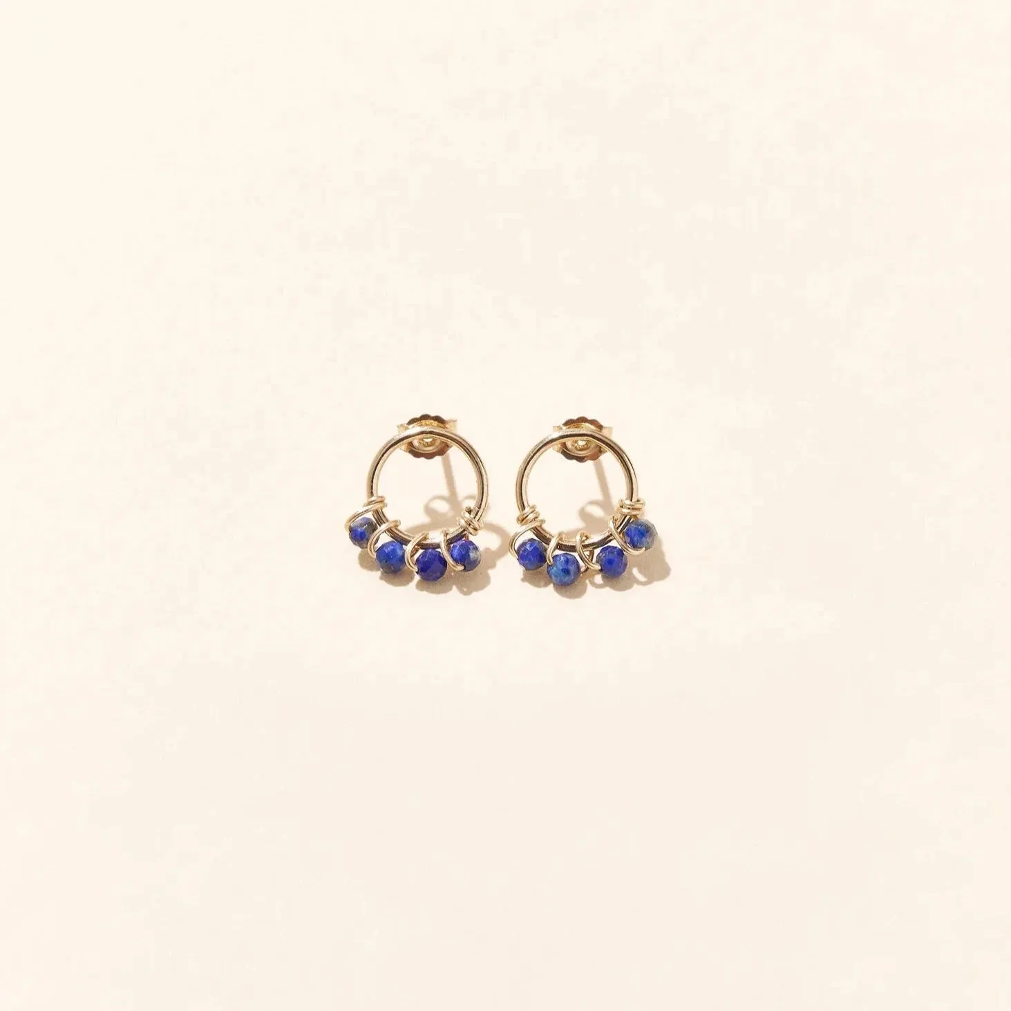 The Chips Earrings - Blue