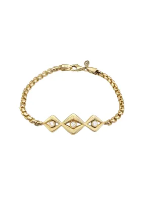 Three Diamong Bracelet