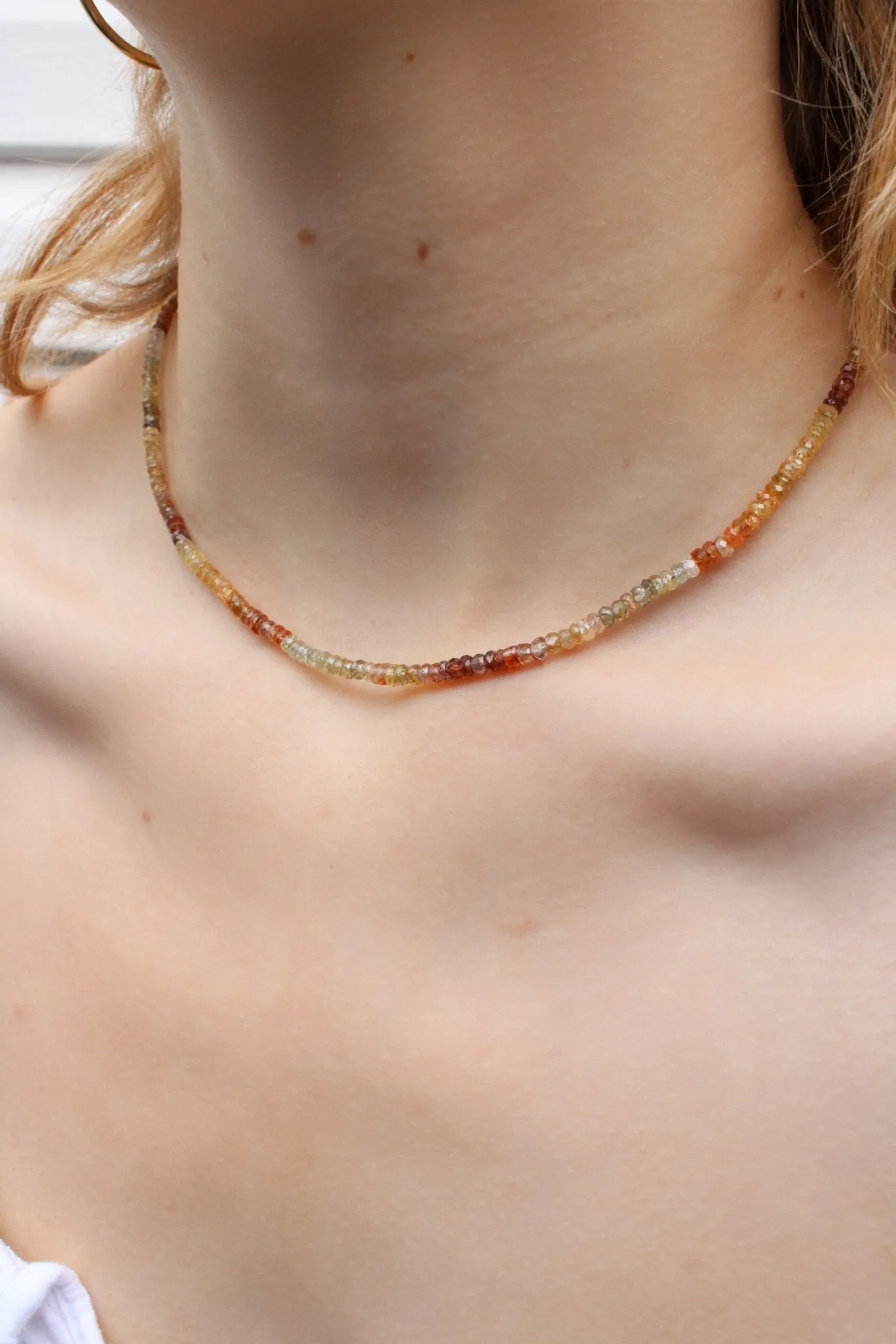 Tundra Zircon Gradient Necklace