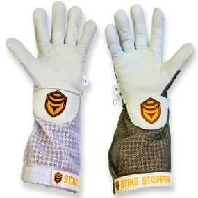 Ventilated Goat Skin Beekeeping Gloves