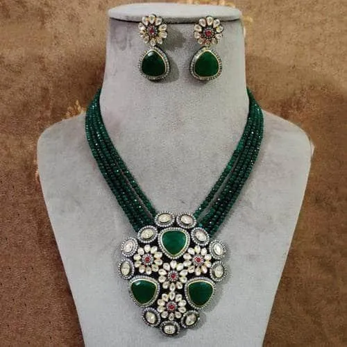 Victorian Precious Pendant Necklace Set