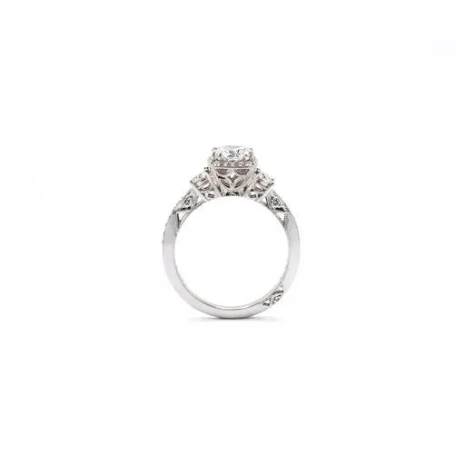 Vintage-Style 1.5 ctw Platinum GIA Certified Diamond Engagement Ring