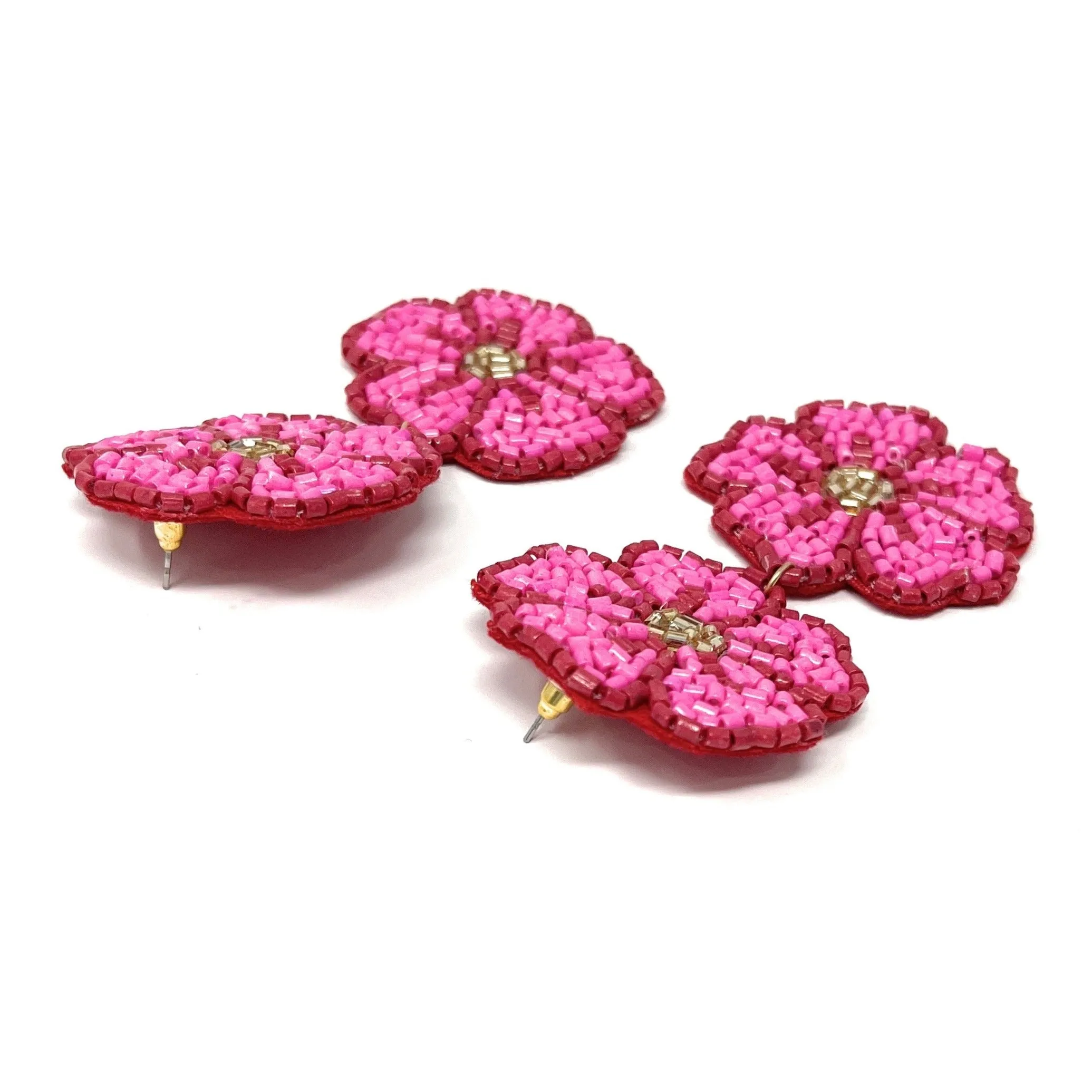 Zinnia Beaded Earrings